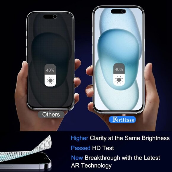 iPhone 15 Plus Screen Protectors & Tempered Glass Lens Protectors for Apple 6.7 - Picture 4 of 9